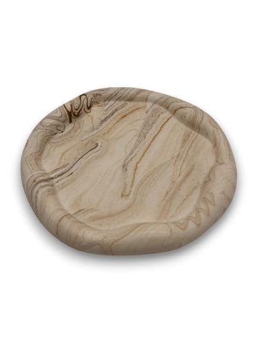 Cloud marble tálca