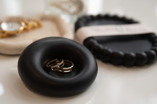 Earrings fekete 